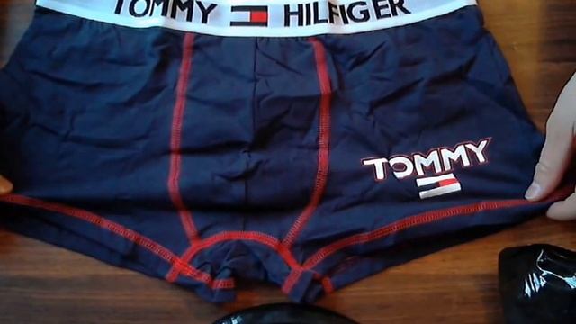 Посылка из Китая №109.Aliexpress ( Трусы шорты мужские TOMMY HILFIGER ) смотреть онлайн