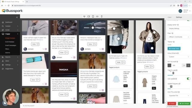 Editing UGC Widget Display Settings смотреть онлайн