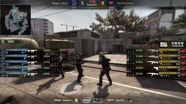 Hellraisers vs Team LDLC - ESL Pro League S6 EU - de_overpass [CrystalMay, yXo] смотреть онлайн
