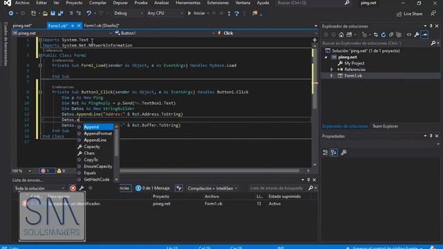 Como hacer Ping desde vb .net смотреть онлайн