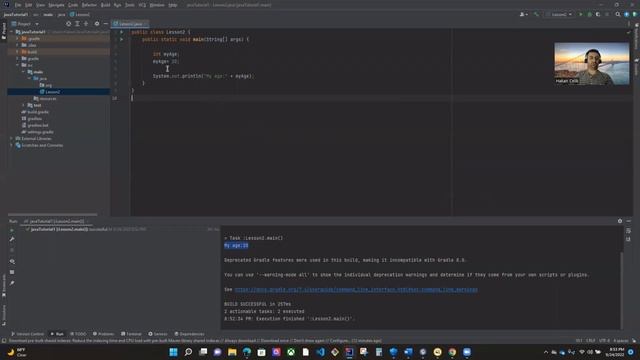 Java JVM JRE JDK & Java Variables and Literals - Introduction to Java (Java'ya Giris) Lesson 2 смотреть онлайн