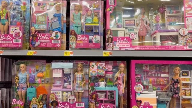 Barbie x Walmart 2023 Shopping Tour! Review and Haul смотреть онлайн