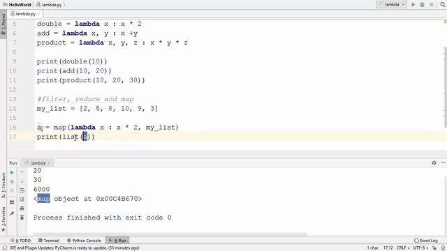 Python Tutorial for Beginners 47 - Lambda, filter, reduce and map смотреть онлайн