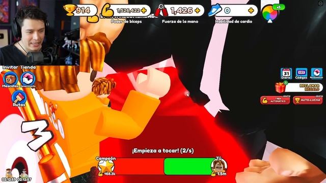 ¡Estoy MAMADISIMO en ROBLOX!!! ?? | ARM WRESTLE SIMULATOR смотреть онлайн