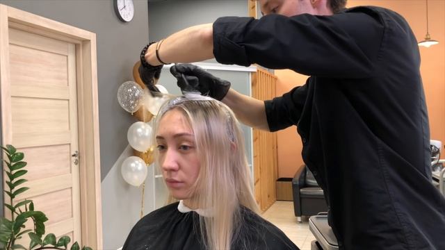 Пенная баня. Репигментация. Ледяной Розовый Блонд смотреть онлайн