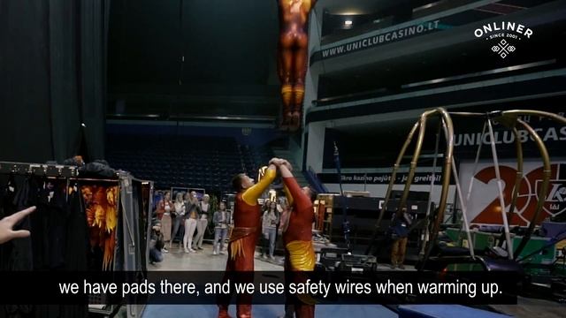 Закулисье цирка Дю Солей шоу Варекай  Backstage of Cirque Du Soleil Varekai