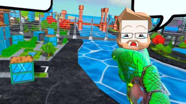 Destroying Humanity as a GIANT MONSTER... (Block Buster VR) смотреть онлайн