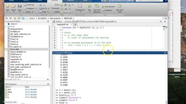 LoadData and mypolyfit смотреть онлайн