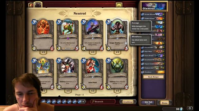 Hearthstone MAGE deck BUILDING — online CCG — collectible card game смотреть онлайн