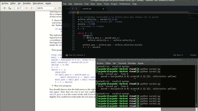 Animación 3d con visual python vptyhon смотреть онлайн