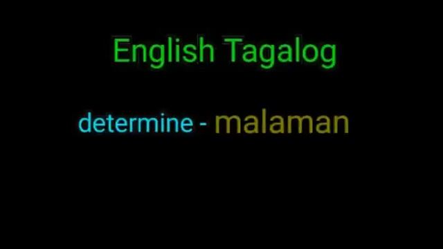 English Tagalog Dictionary смотреть онлайн