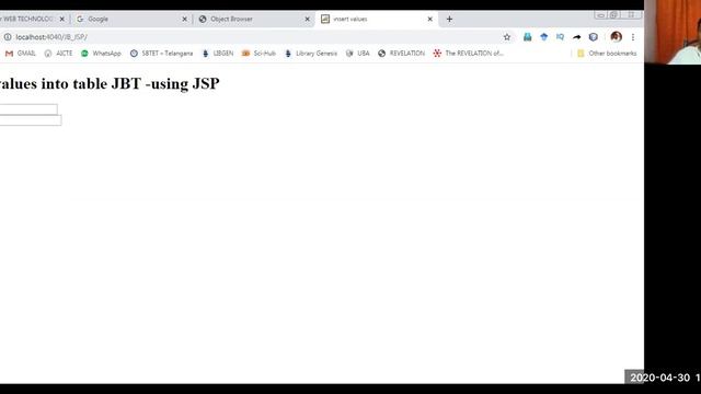 Accessing Database through JSP-2 смотреть онлайн