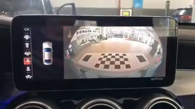 Система кругового обзора 2D BIRDVIEW 360 для Mercedes Benz C klass смотреть онлайн