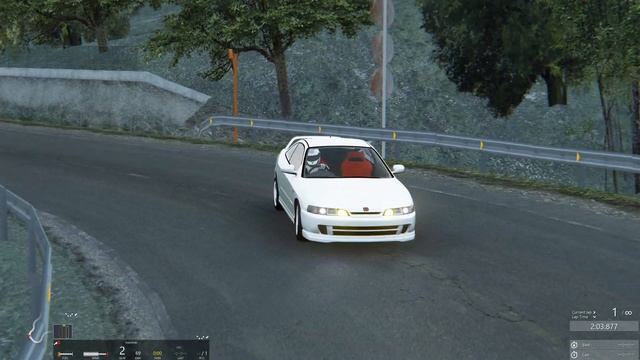 Usui Pass / Stock Integra Type-R (Assetto Corsa) смотреть онлайн