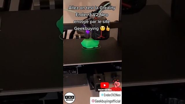 Creality Ender 3 V2 Neo en test - Imprimante 3D смотреть онлайн