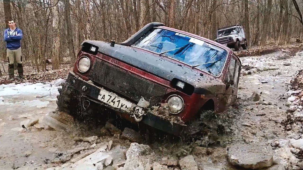 Нивы на танковой дороге! Жесткая заруба! Волоконовка в гостях | Офф-роуд Валуйки смотреть онлайн