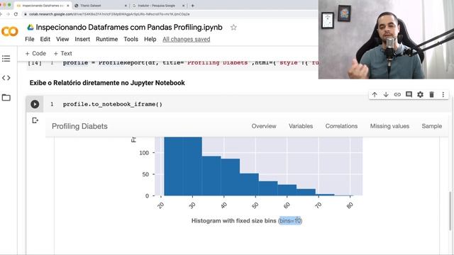 Inspecionando Dataframes com Pandas Profiling смотреть онлайн