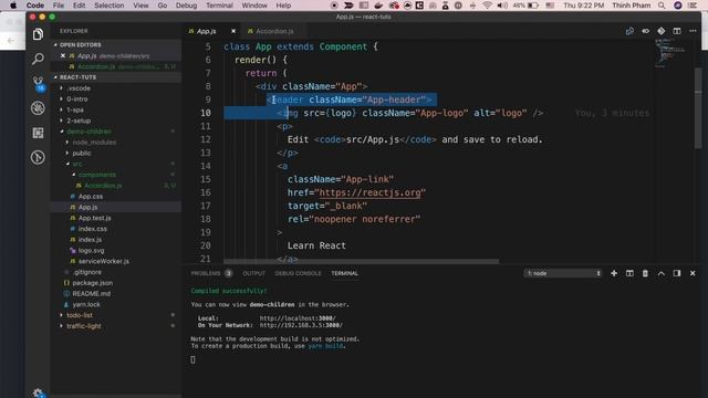 Tự học React 2018 - Bài 18 - props.children смотреть онлайн