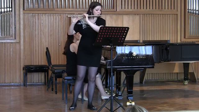 И.С.Бах, Соната для флейты и бассо континуо Es-dur, II -III части смотреть онлайн