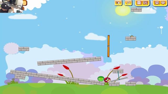 Angry Birds Pigs Out - HELP THE SQUARE PIGGIES ESCAPE FROM ROUND AND TRIANGLE PIGGIES! смотреть онлайн