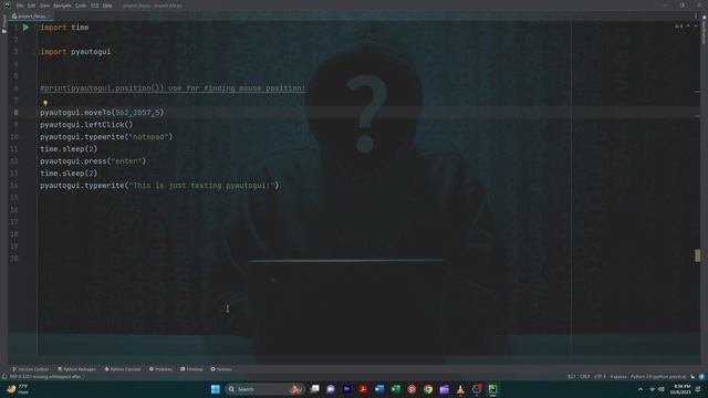 Automate mouse and keyboard event using python смотреть онлайн