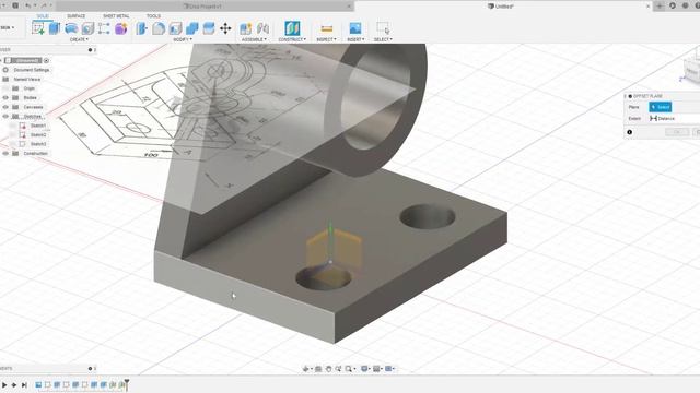 Fusion 360 Tutorials - Isometric 2 (Intermediate Level) смотреть онлайн