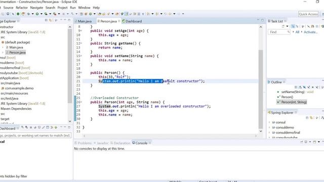 Java Constructor Part2 смотреть онлайн