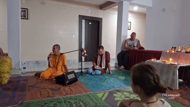 Вечерняя встреча, Дамодараштака, г. Джаганнатха Пури, Вальмики дас, 04.11.2023 г.