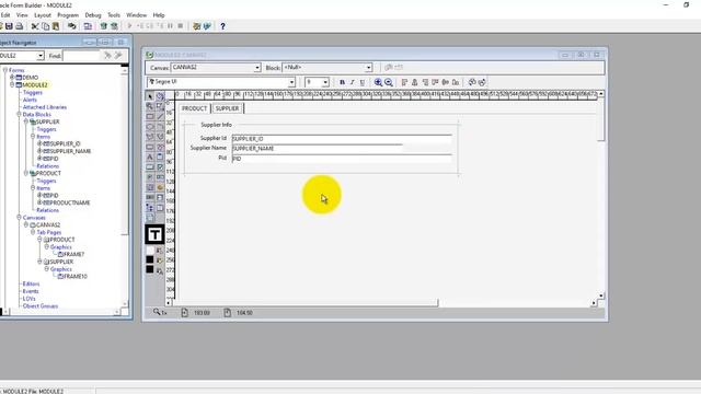 How to make TAB PAGES in Oracle Forms смотреть онлайн