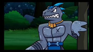 Разбор серии гуджитсу (Dino Power) в русском дубляже.