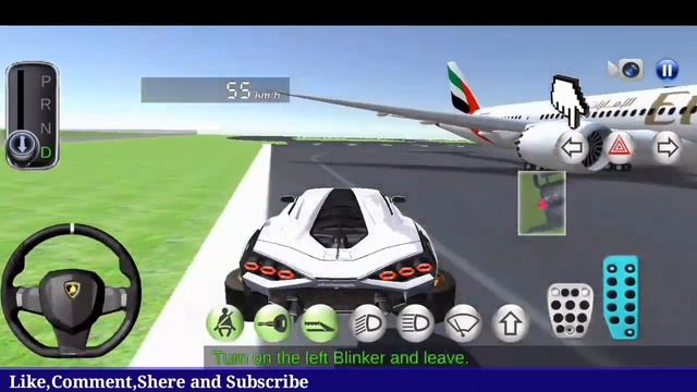 3D Driving Class Lamborghini 2019 South Korean Driver's license Examinations Game_Android Gameplay смотреть онлайн