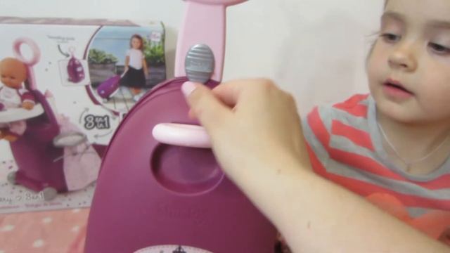 Чемодан кроватка и столик для куклы Беби Борн. Baby Nurse suitcase