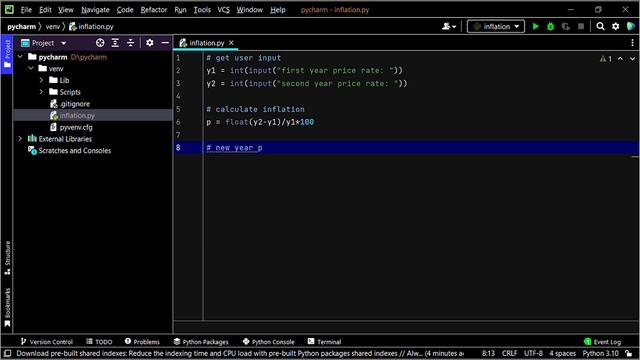 How To Calculate Inflation Rate By Python смотреть онлайн