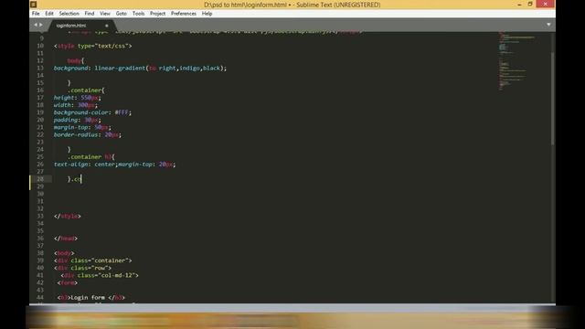 Login Form Design| Create Simple login form in bootstrap| Design Login form in Html & CSS| смотреть онлайн