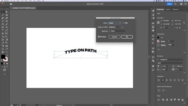 How to Type on a Path in Illustrator смотреть онлайн