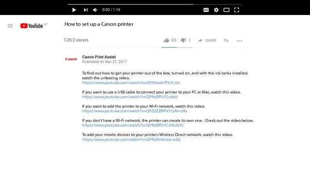 How to set up your Canon PIXMA HOME TS5160 смотреть онлайн