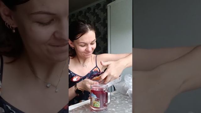 мамин черничный пирог #еда #мукбанк #мукбангроссия #mukbang