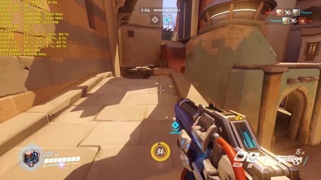 Overwatch Epic settings 4K | GTX 1080 SLI | HB Bridge | i7 5960X 4.5GHz смотреть онлайн