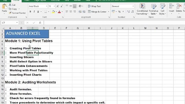 EXCEL TUTORIAL- INTERMEDIATE AND ADVANCED EXCEL PACKAGE ACCORDING TO MICROSOFT смотреть онлайн