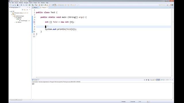 Kapitel 05 | Felder | Programmieren mit Java | Tutorials смотреть онлайн