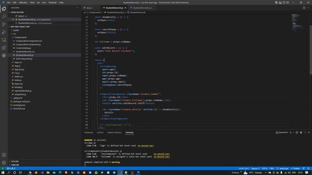 Add event listeners to html elements in React JS | React JS Tutorial (full course) - #22 смотреть онлайн