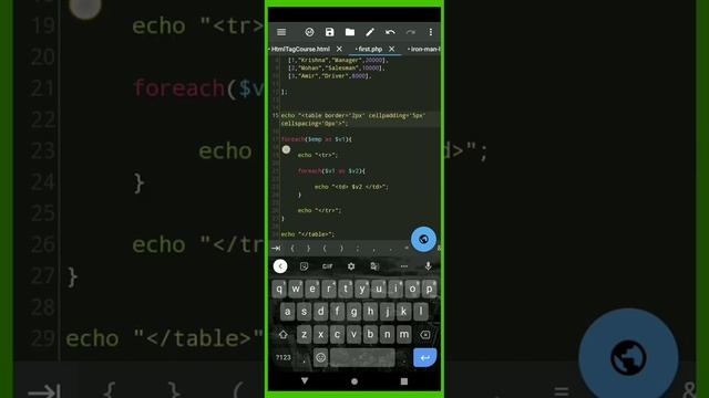 Multidimensional array Create Table Part - 5 PHP Course • #php #array #multidimentional смотреть онлайн