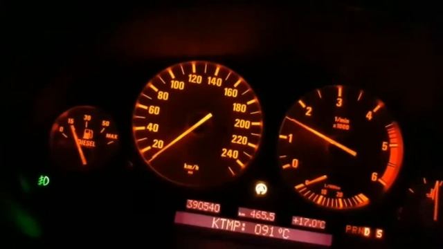Bmw E39 530d разгон