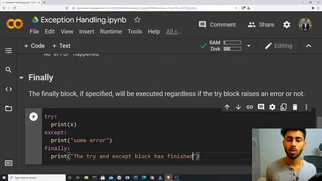 #26 Exception Handling| try-except | else block| finally block| Raising Exception смотреть онлайн