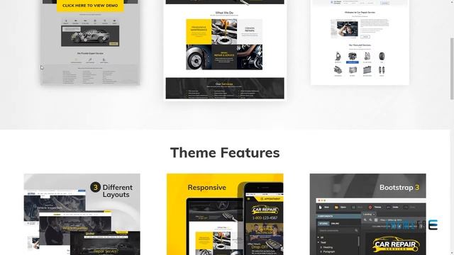 Car Repair Services and Auto Mechanic WordPress Theme смотреть онлайн