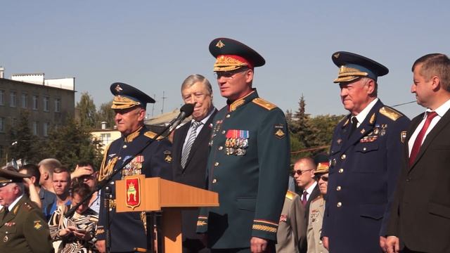 Присяга курсантов 1 курса в ВА ВКО 31.08.2019 смотреть онлайн
