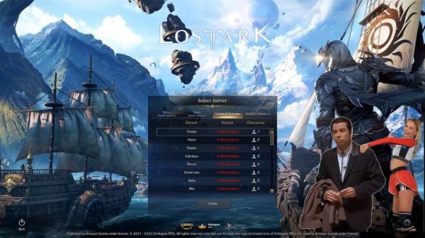 Lost Ark server status here