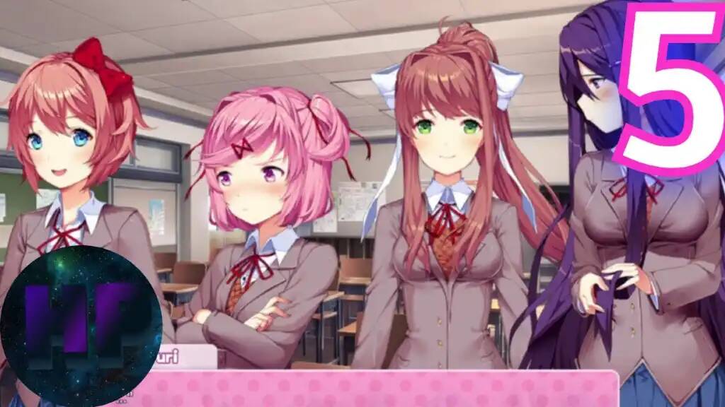 5 - Боязнь толпы - Doki Doki literature Club Plus - ddlc plus смотреть онлайн