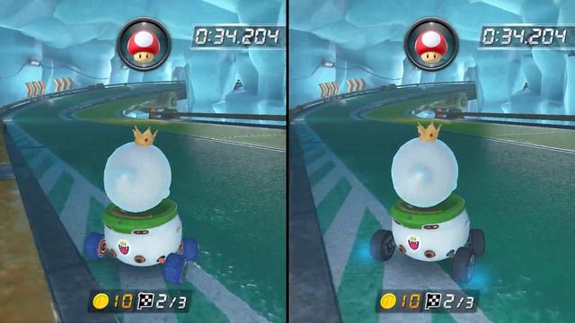 WR Tie - Ice Ice Outpost [200cc] - 1:16.926 - Alberto vs Grace (Mario Kart 8 Deluxe World Record) смотреть онлайн
