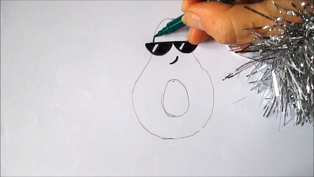 Как нарисовать Авокадо Карандашами и формастерами Простые рисунки How to Draw Avocado смотреть онлайн
